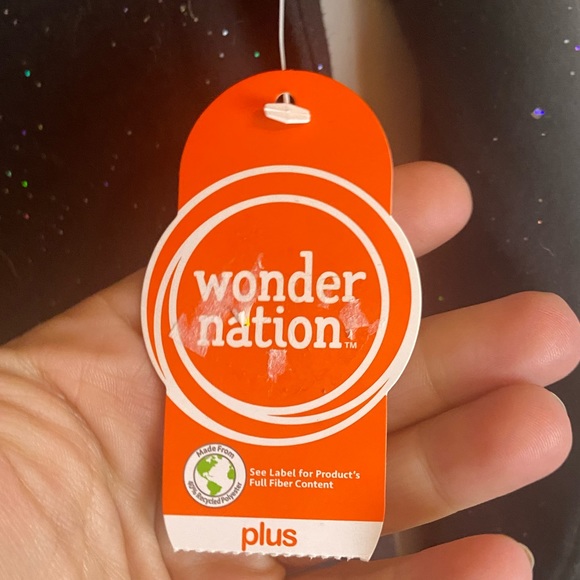 Nwt sparkly wonder nation big girls Top xl 14 16 extra large longsleeve play - Picture 6 of 8